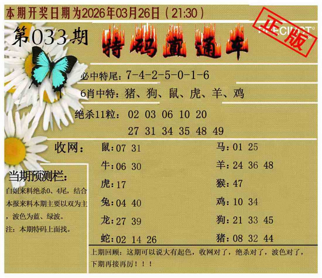 033期特码直通车[图]